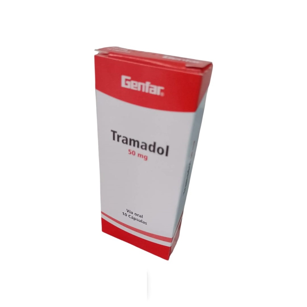 TRAMADOL GENFAR - Capsulas caja x 10 - 50 mg