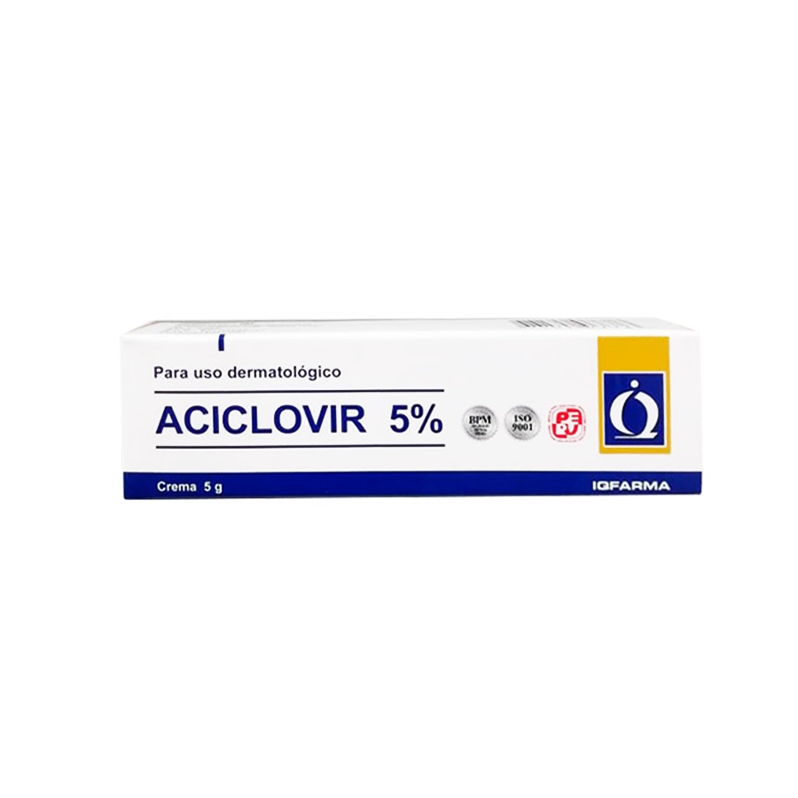 ACICLOVIR 5% IQFARMA - Crema via topica x 5 g