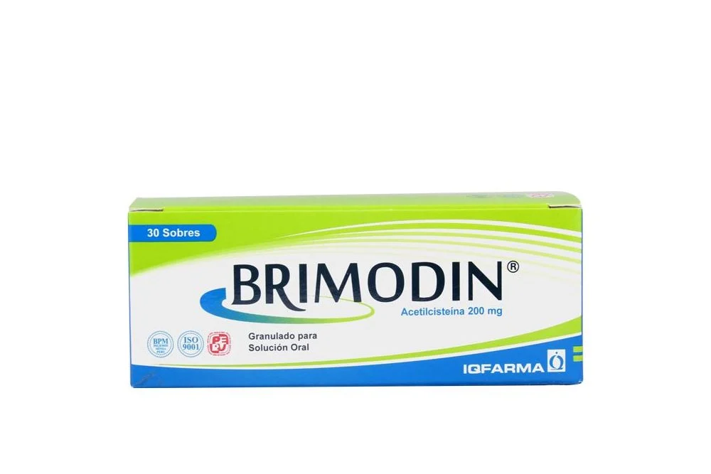 BRIMODIN - Granulos para solucion oral caja x 30 sobres x 1 g - 200 mg