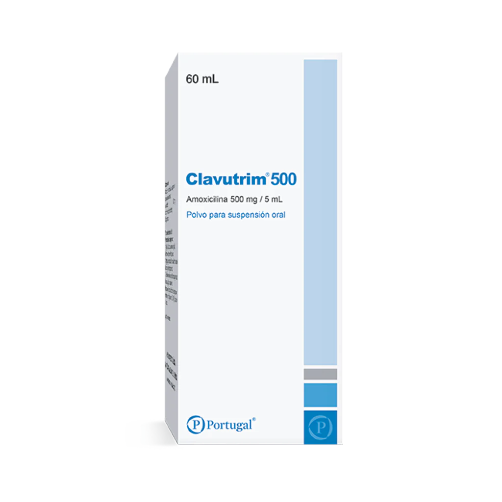 CLAVUTRIM 500 - Polvo para suspension oral x 60 mL - 500 mg / 5 mL