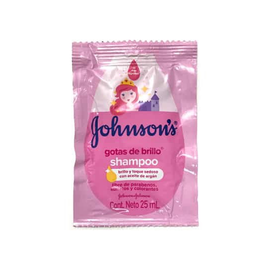 SHAMPOO JOHNSON'S BABY - Shampoo JOHNSON'S para ninos - GOTAS DE BRILLO x 25 mL