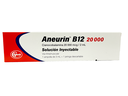 ANEURIN B12 20 000 - Solucion inyectable ampolla via I.M. x 3 mL + 1 jeringa descartable