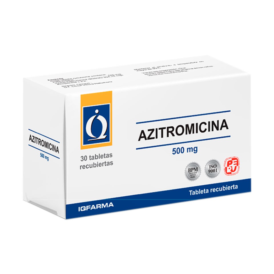 AZITROMICINA AC FARMA - Tabletas caja x 30 - 500 mg (copiar)