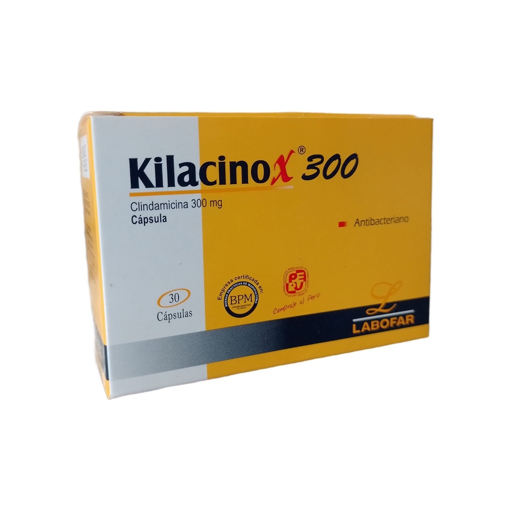 KILACINOX 300 - Capsulas caja x 30 - 300 mg