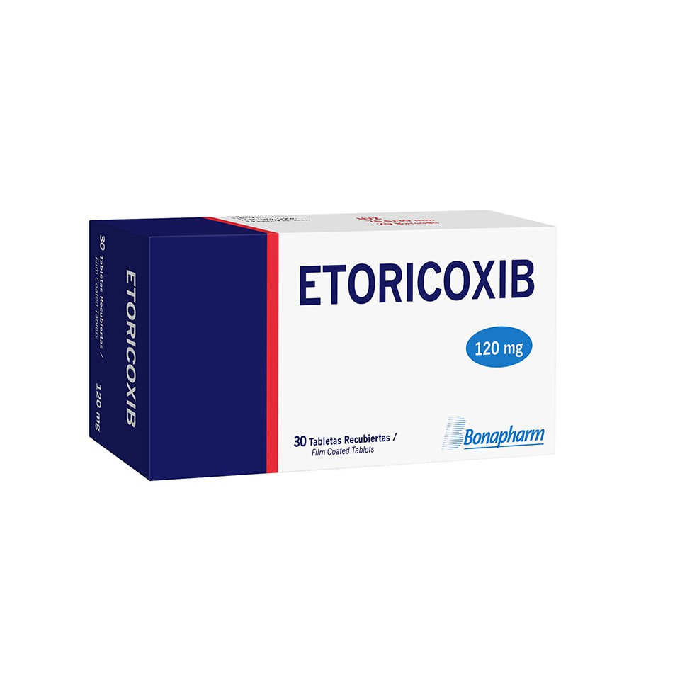 ETORICOXIB - Tabletas recubiertas caja x 60 - 120 mg (copiar)