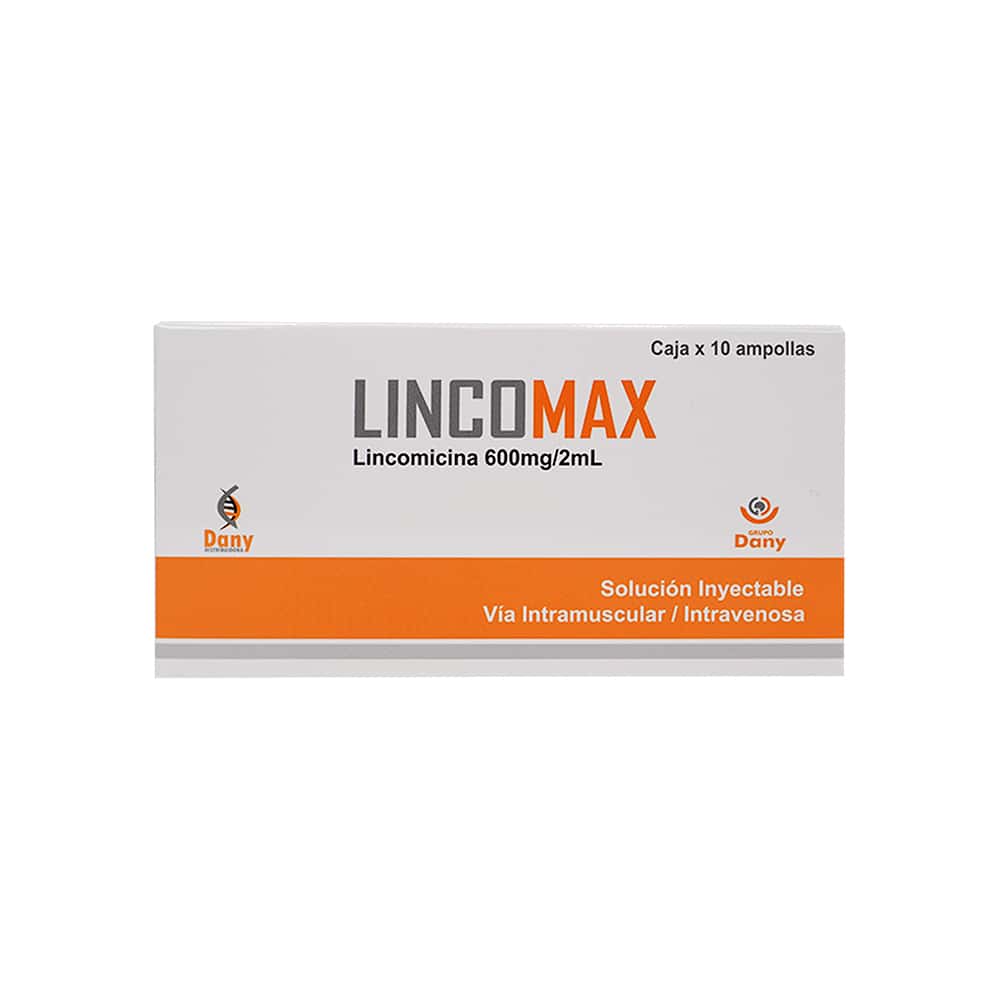 LINCOMAX - Solucion inyectable ampolla via I.M. - I.V. caja x 10 - 600 mg / 2 mL