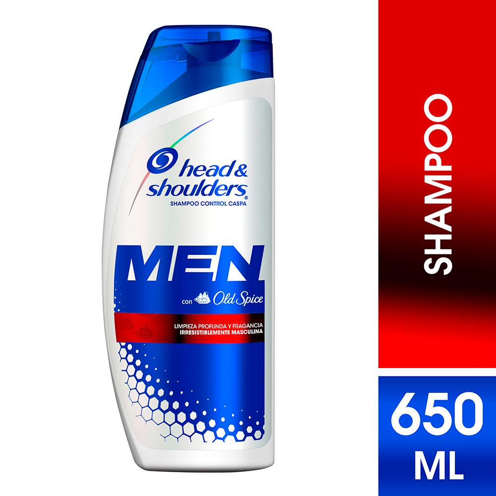 SHAMPOO H&amp;S MEN - Shampoo Control Caspa 2 en 1 MEN CON OLD SPICE x 650 mL