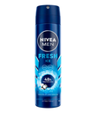 NIVEA MEN - Aerosol antitranspirante antibacterial FRESH ICE - INFINI FRESH - 48h PROTECCION x 91 g / 150 mL