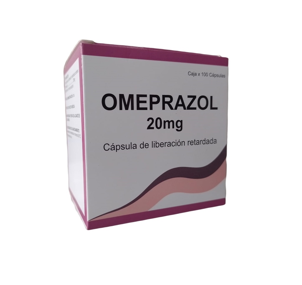 OMEPRAZOL JPS - Capsulas de liberacion retardada caja x 100 - 20 mg