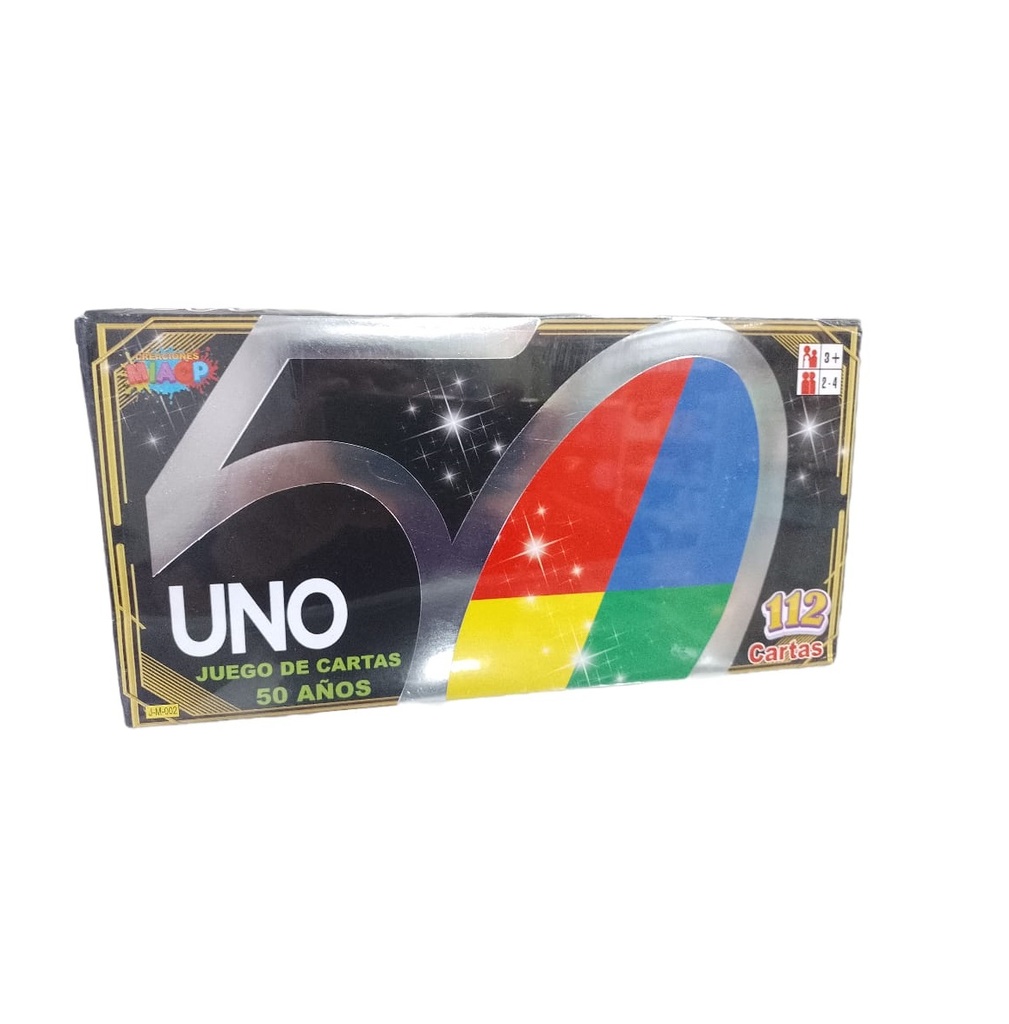 UNO - Juego didactico UNO - 50 AÑOS caja chica