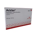[ACICLAV] ACICLAV - Tabletas recubiertas caja x 14 - 875 mg + 125 mg