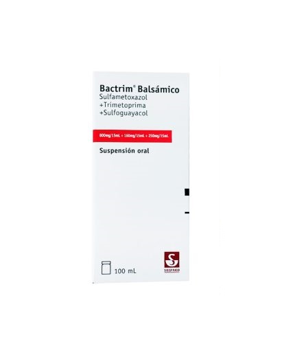 BACTRIM BALSAMICO - Suspension oral x 100 mL - 200 mg + 40 mg + 50 mg / 5 mL (copiar)