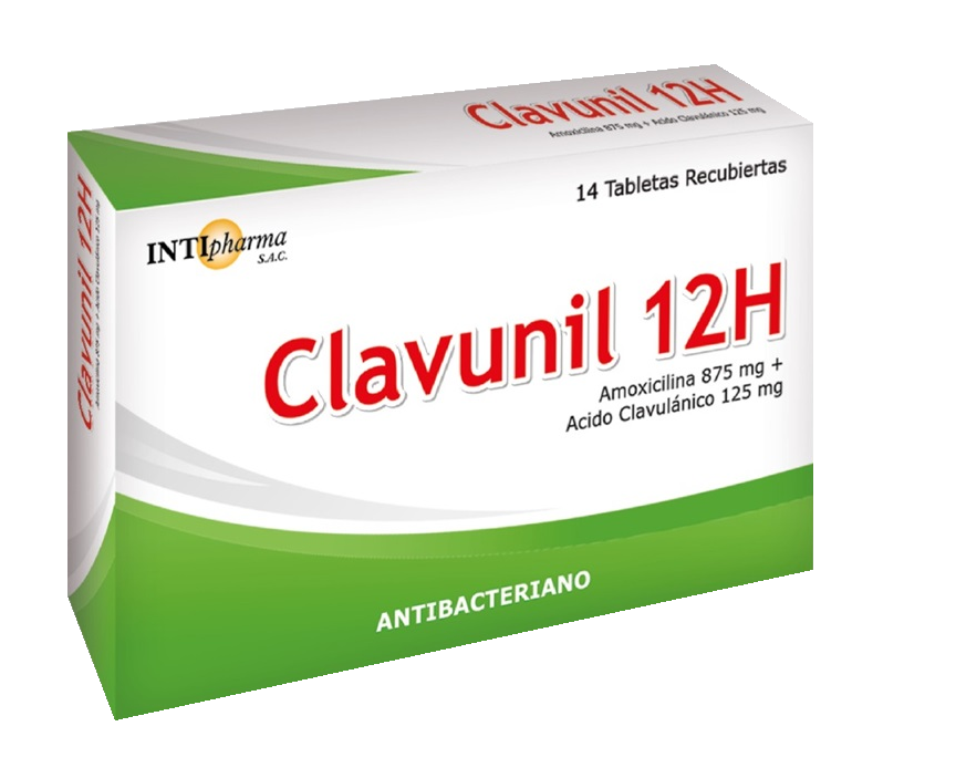 ACICLAV - Tabletas recubiertas caja x 14 - 875 mg + 125 mg (copiar)