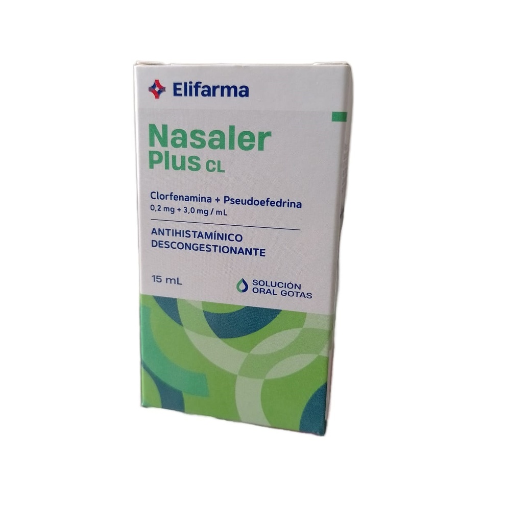 NASALER PLUS CL - Solucion oral gotas x 15 mL - 0.2 mg + 3.0 mg / mL