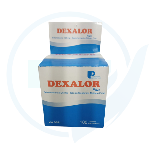 DEXALOR - Tabletas recubiertas caja x 100 - 10 mg + 2 mg (copiar)