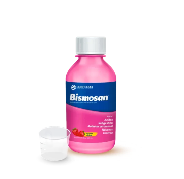 BISMOSAN - Suspension oral - SABOR FRESA x 150 mL - 87.33 mg / 5 mL