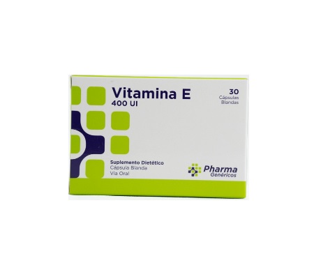 VITAMINA E PHARMA GENERICOS - Capsulas blandas caja x 30 - 400 UI