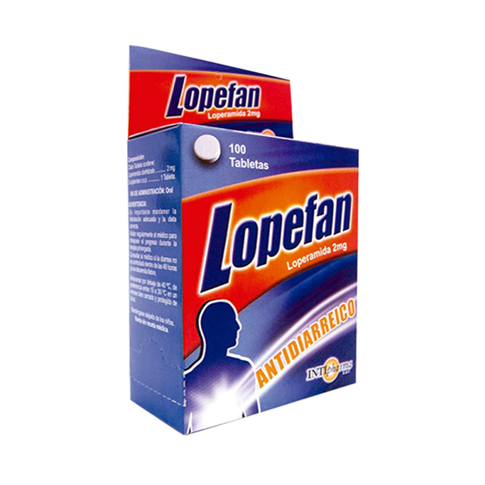 LOPEFAN - Tabletas caja x 100 - 2 mg
