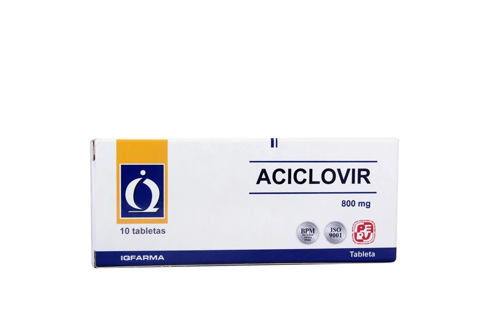 ACICLOVIR - Tab. caja x 10 - 800 mg