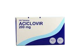 ACICLOVIR - Tab. caja x 100  - 200 mg