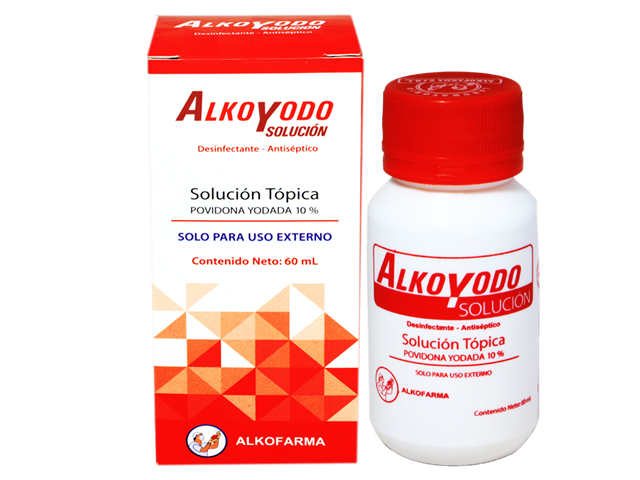 ALKOYODO SOLUCION - Sol. Topica Uso Externo x 60 mL