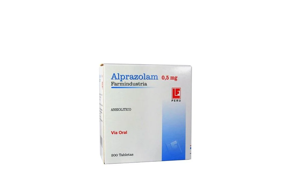 ALPRAZOLAM - Tab. vial oral caja x 200 - 0.5 mg