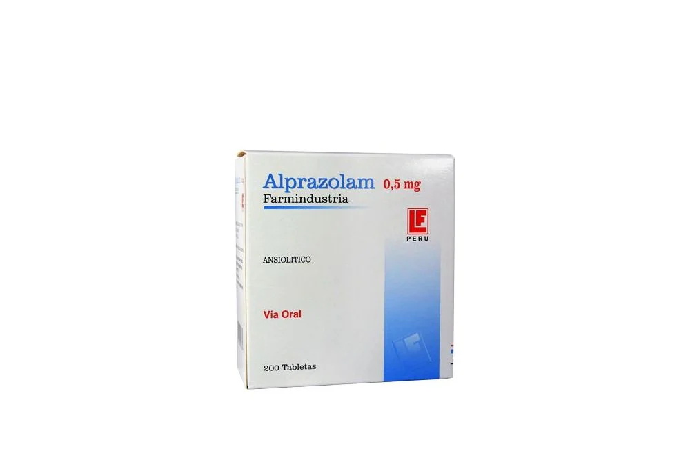 ALPRAZOLAM - Tabletas vial oral caja x 200 - 0.5 mg