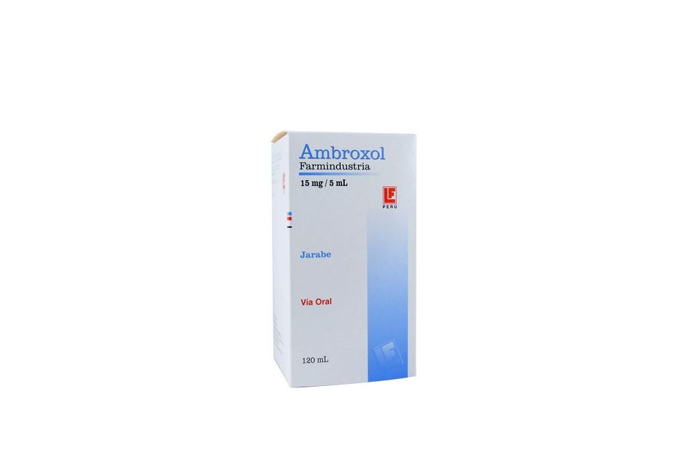 AMBROXOL PEDIATRICO FARMINDUSTRIA - Jarabe x 120 mL - 15 mg / 5 mL