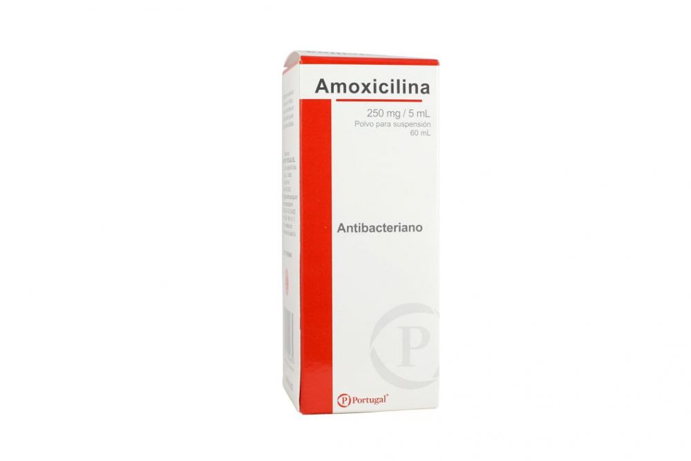 AMOXICILINA - Polv. Susp. Oral Fco. x 60 mL - 250 mg / 5 mL