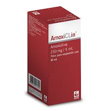 AMOXICLIN - Polvo para suspension oral x 60 mL - 250 mg / 5 mL