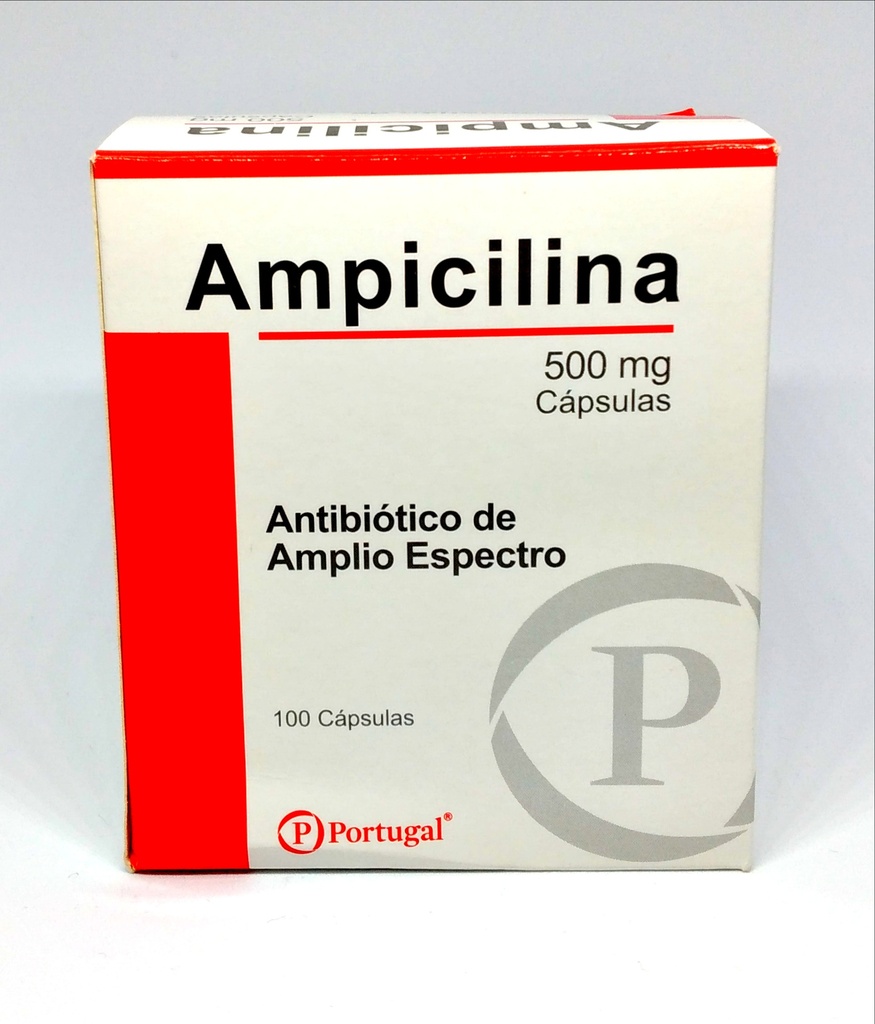 AMPICILINA - Caps caja x 100 - 500 mg