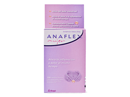 ANAFLEX MUJER - Caps. caja x 150 - 25 mg