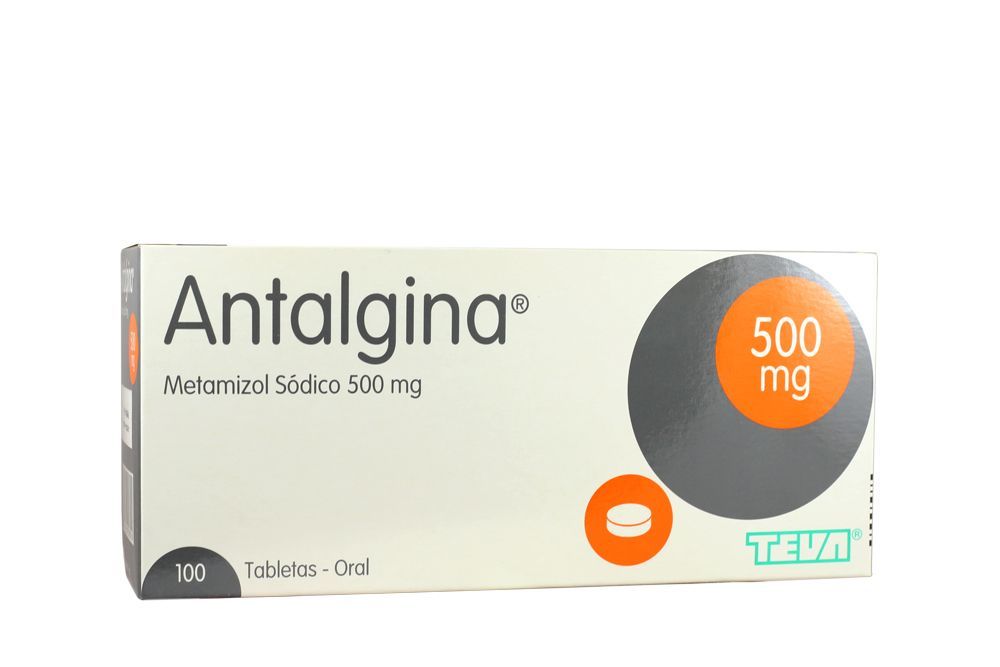 ANTALGINA - Tab. caja x 100 - 500 mg