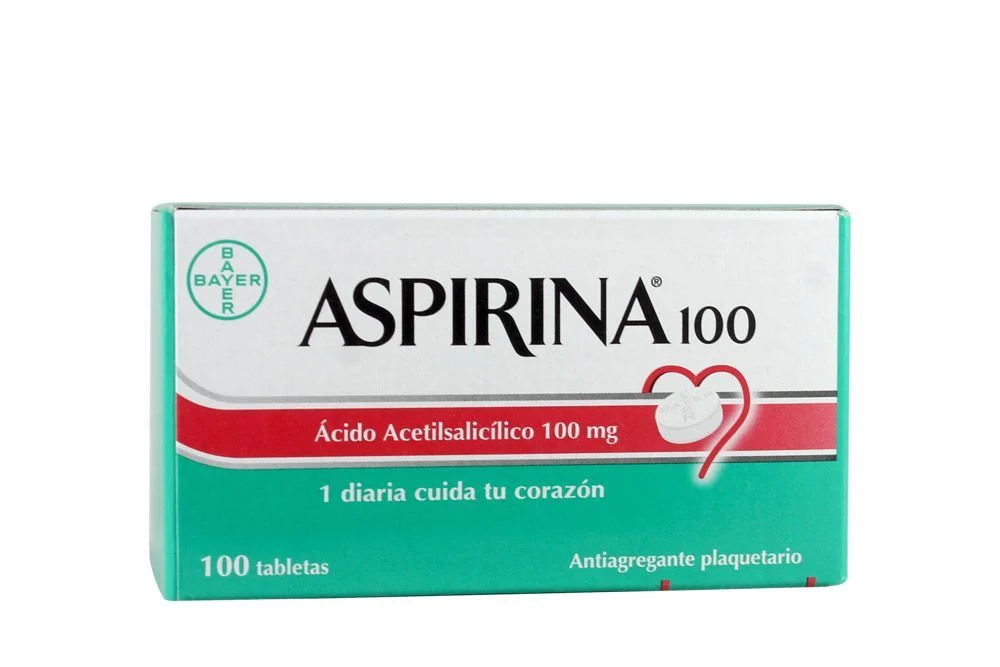 ASPIRINA 100 - Tab. caja x 100 - 100 mg