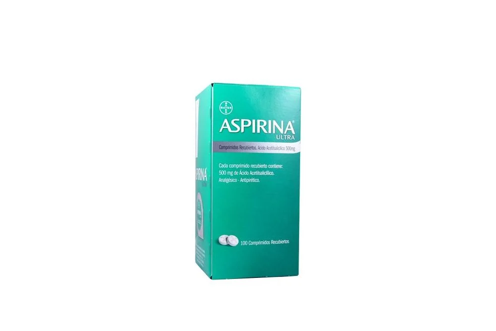 ASPIRINA ULTRA - Comprimidos recubiertos caja x 100 - 500 mg