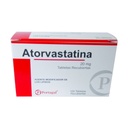 [ATORVASTATINA PORTU] ATORVASTATINA PORTUGAL - Tab. Recu. caja x 100  - 20 mg