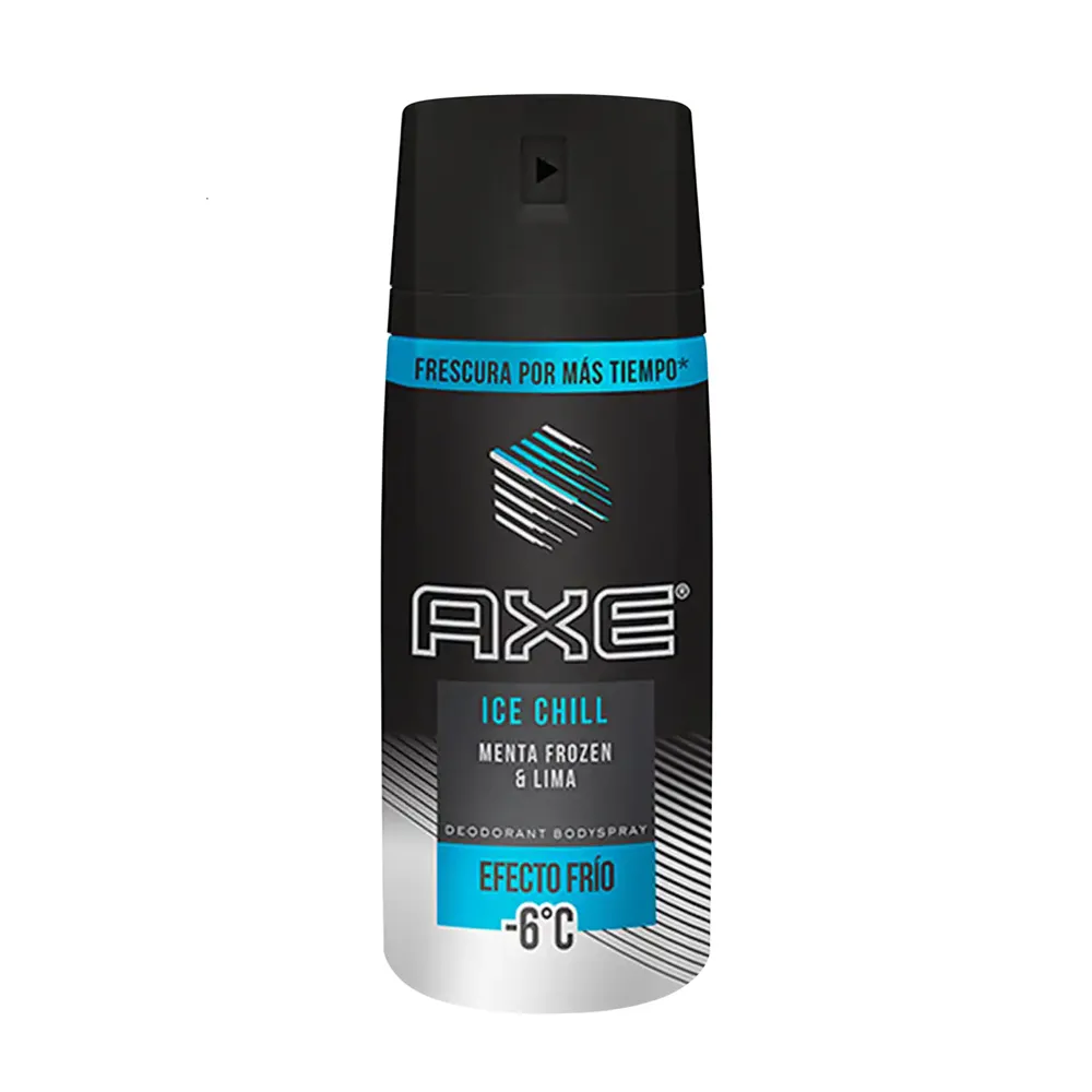 AXE - Aerosol antitranspirante ICE CHILL - MENTA FROZEN &amp; LIMA EFECTO FRIO -6°C x 97 g / 150 mL