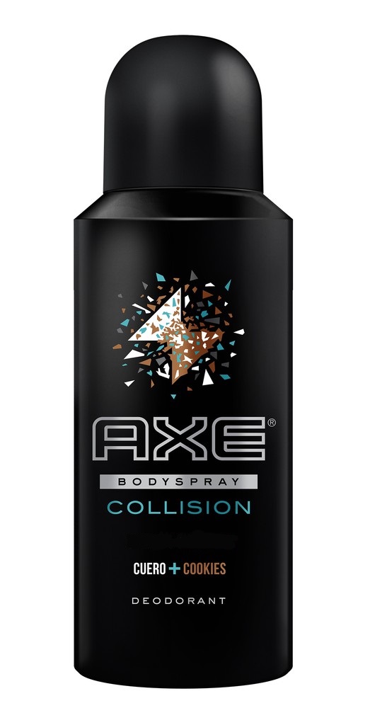 AXE - Desodorante corporal en spray COLLISION - CUERO + COOKIES 48H FRESH x 58 g / 90 mL