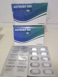 AZITROBIF 500 - Tab. rec. caja x 10 - 500 mg