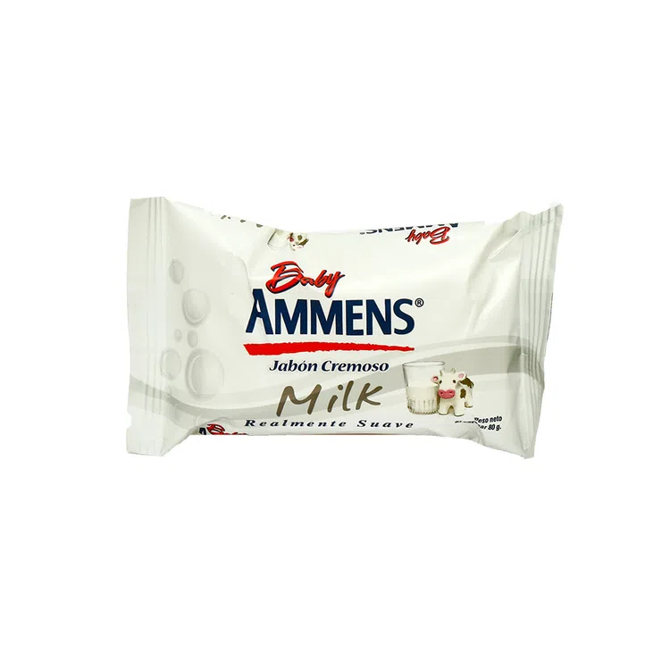 BABY AMMENS - Jabon cremoso MILK x 80 g