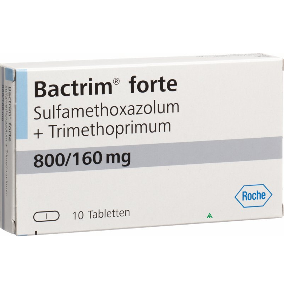 BACTRIM FORTE - Tab. caja x 100 - 800 mg + 160 mg