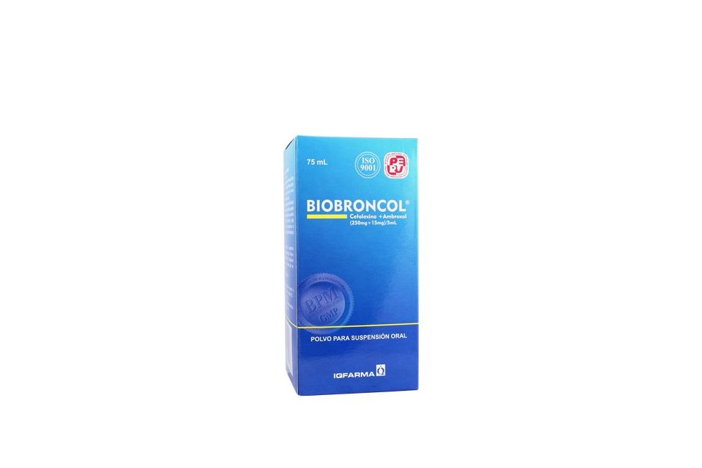 BIOBRONCOL - Susp. x 75 mL - 250 mg + 15 mg / 5 mL