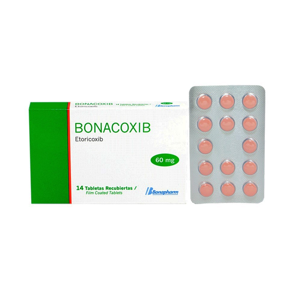 BONACOXIB - Tab. rec. caja x 14 - 60 mg