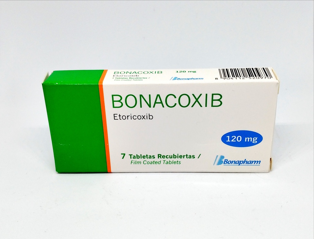 BONACOXIB - Tab. rec. caja x 7 - 120 mg