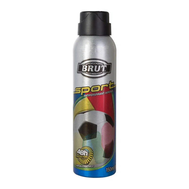 BRUT - Aerosol antitranspirante SPORT HIPOALERGENICO 48 HRS x 89 g / 150 mL