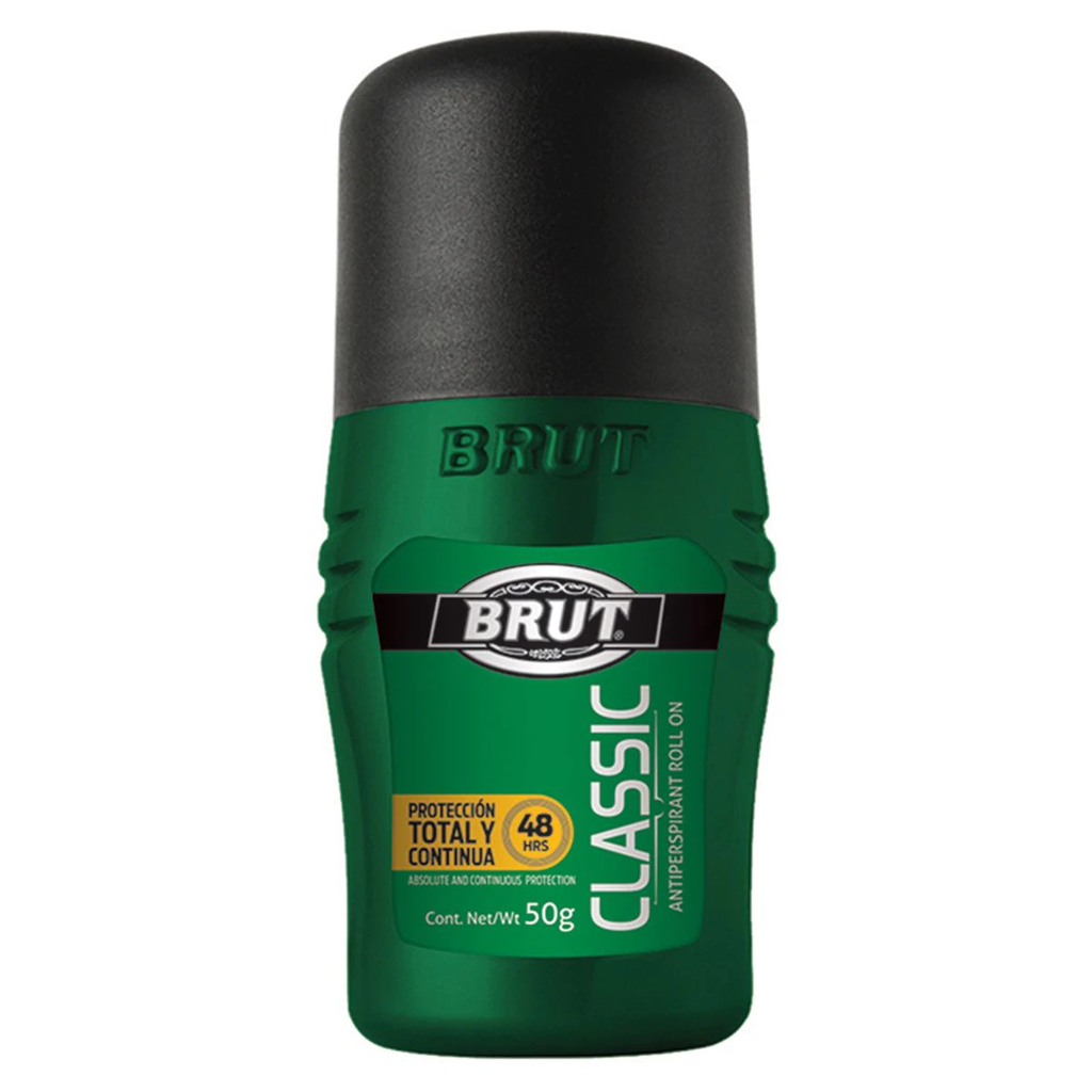 BRUT CLASSIC - Desodorante antitranspirante en roll on 48 HRS x 50 g