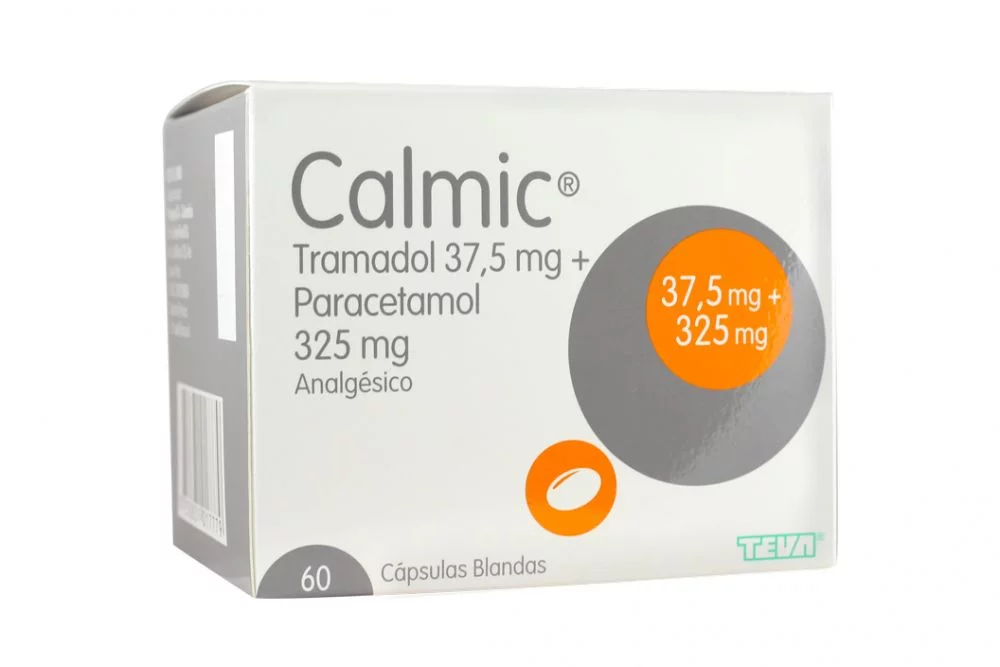 CALMIC - Cap. blanda caja x 60 - 37.5 mg + 325 mg