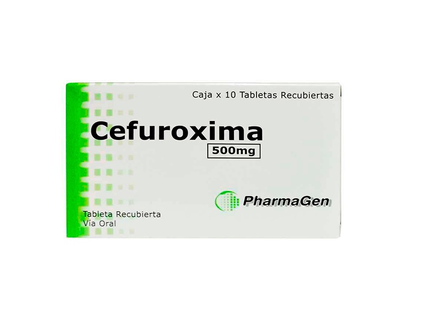 CEFUROXIMA PHARMAGEN - Tabletas caja x 10 - 500 mg