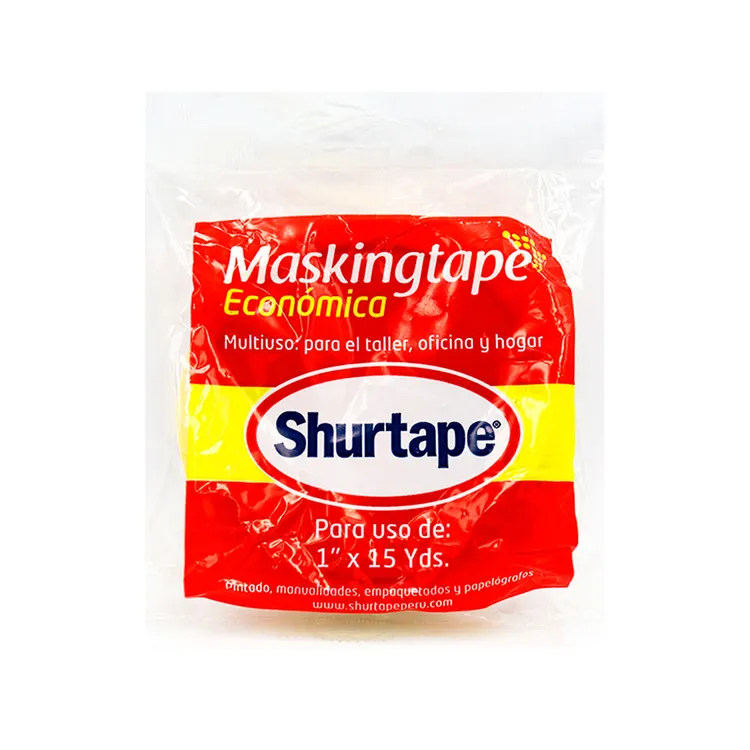 CINTA MASKINGTAPE - Cinta maskingtape Economica SHURTAPE 1&quot; x 15 yardas