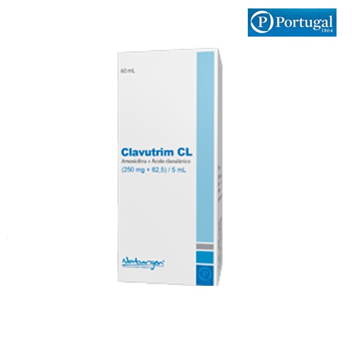 CLAVUTRIM CL - Polvo para suspension oral x 60 mL - 250 mg + 62.5 mg / 5 mL